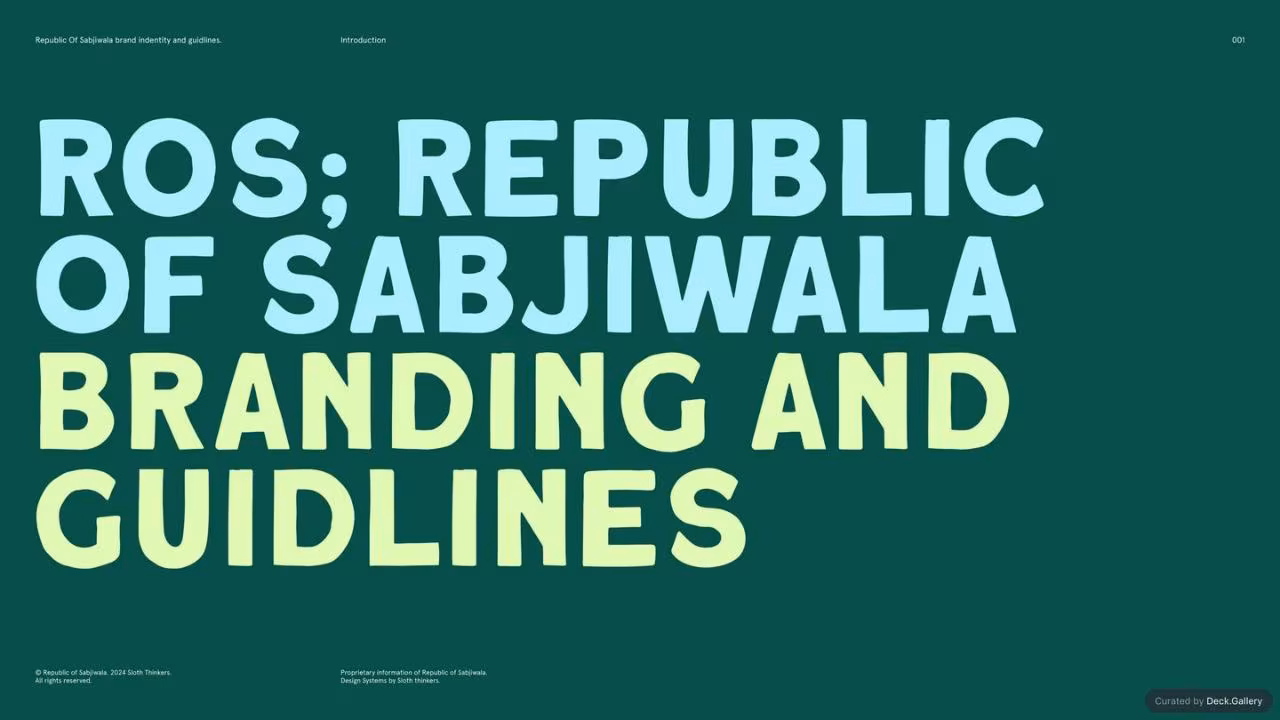 Republic of Sabjiwala Brand Guidelines 2024