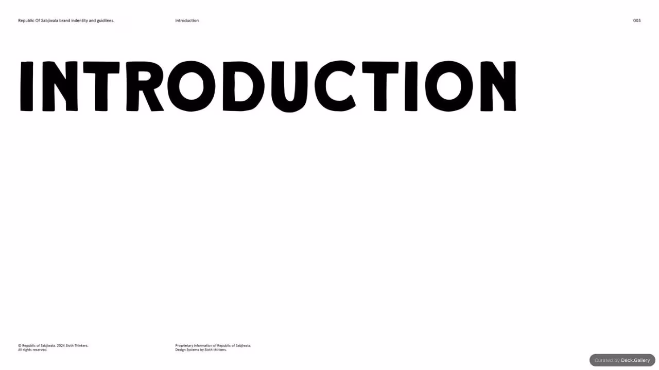 Republic of Sabjiwala Brand Guidelines 2024, slide 3