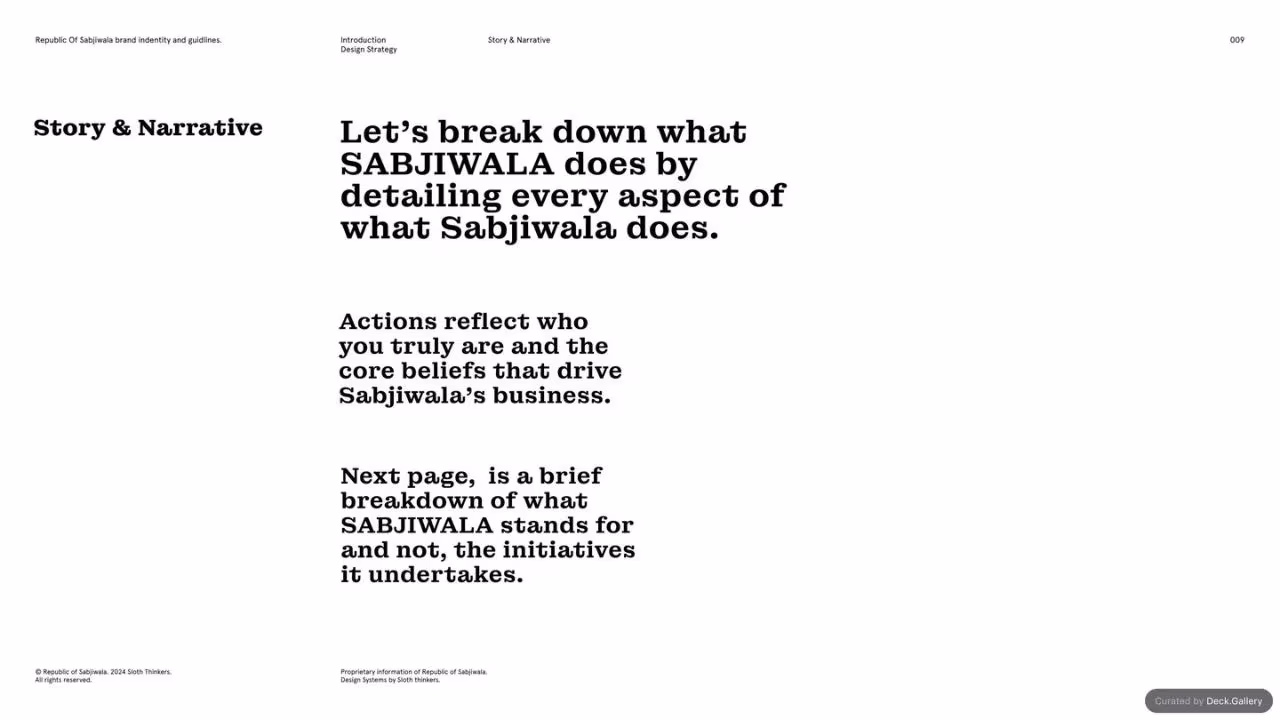 Republic of Sabjiwala Brand Guidelines 2024, page 9