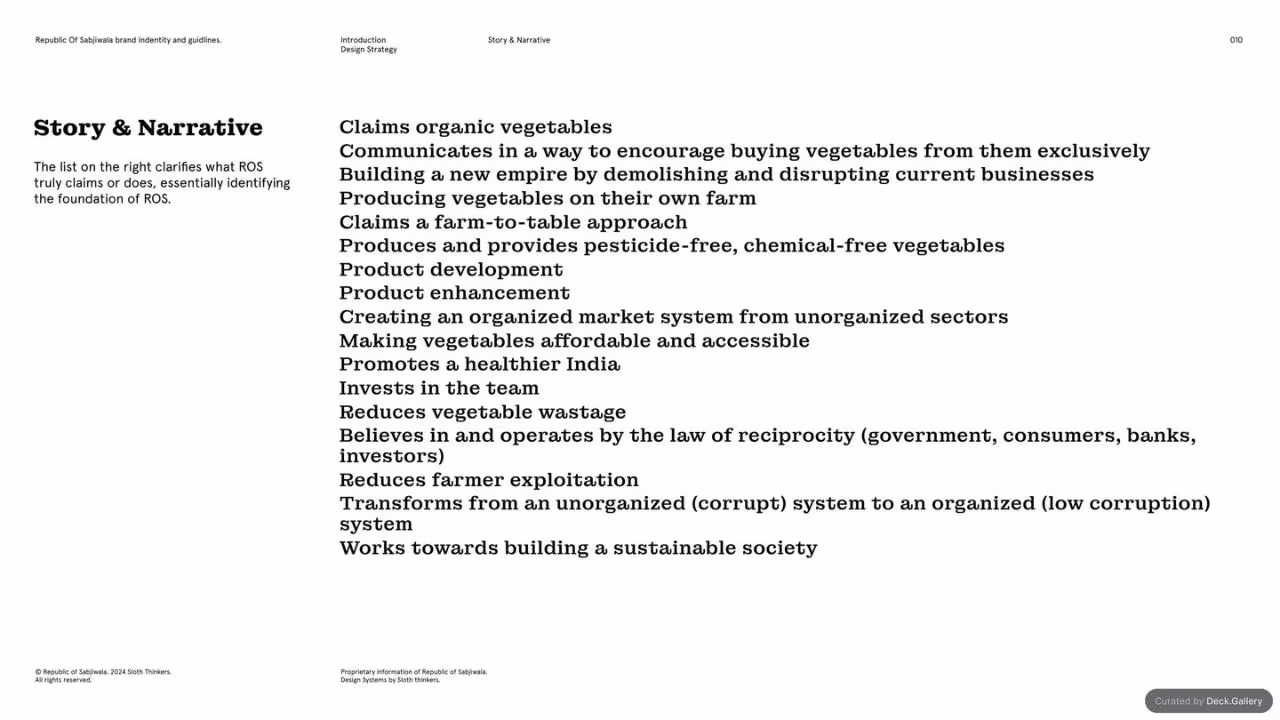 Republic of Sabjiwala Brand Guidelines 2024, slide 10