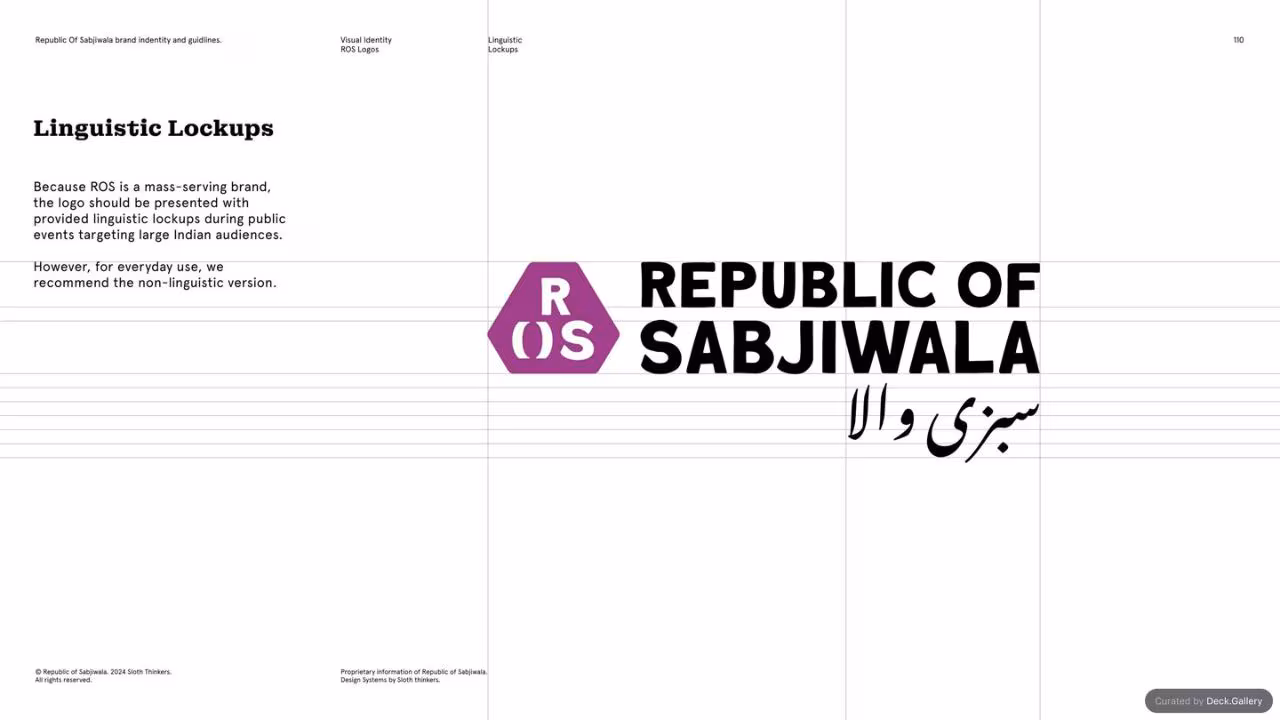 Republic of Sabjiwala Brand Guidelines 2024, slide 110