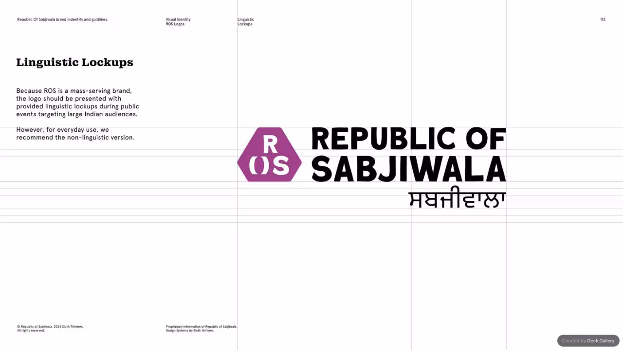 Republic of Sabjiwala Brand Guidelines 2024, slide 112