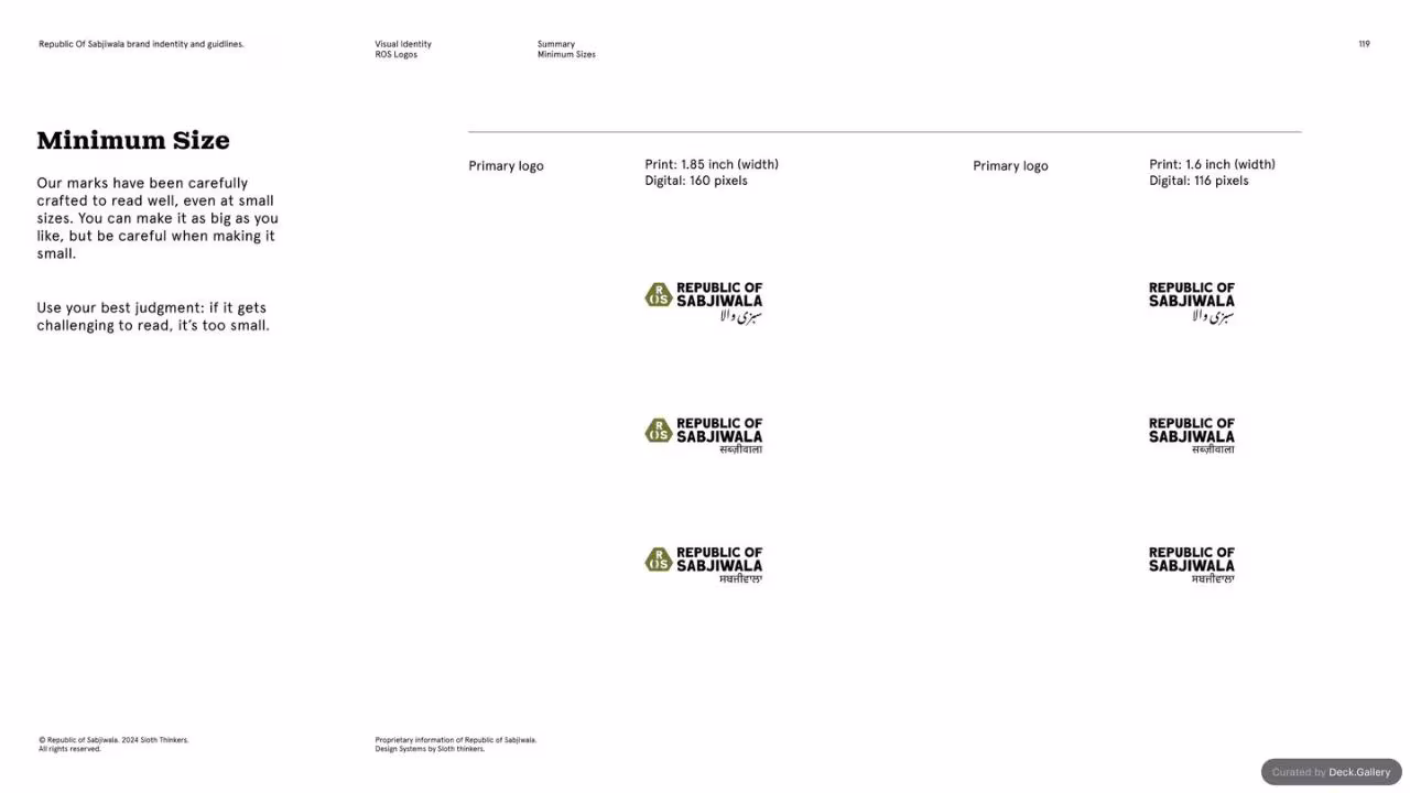Republic of Sabjiwala Brand Guidelines 2024, slide 119