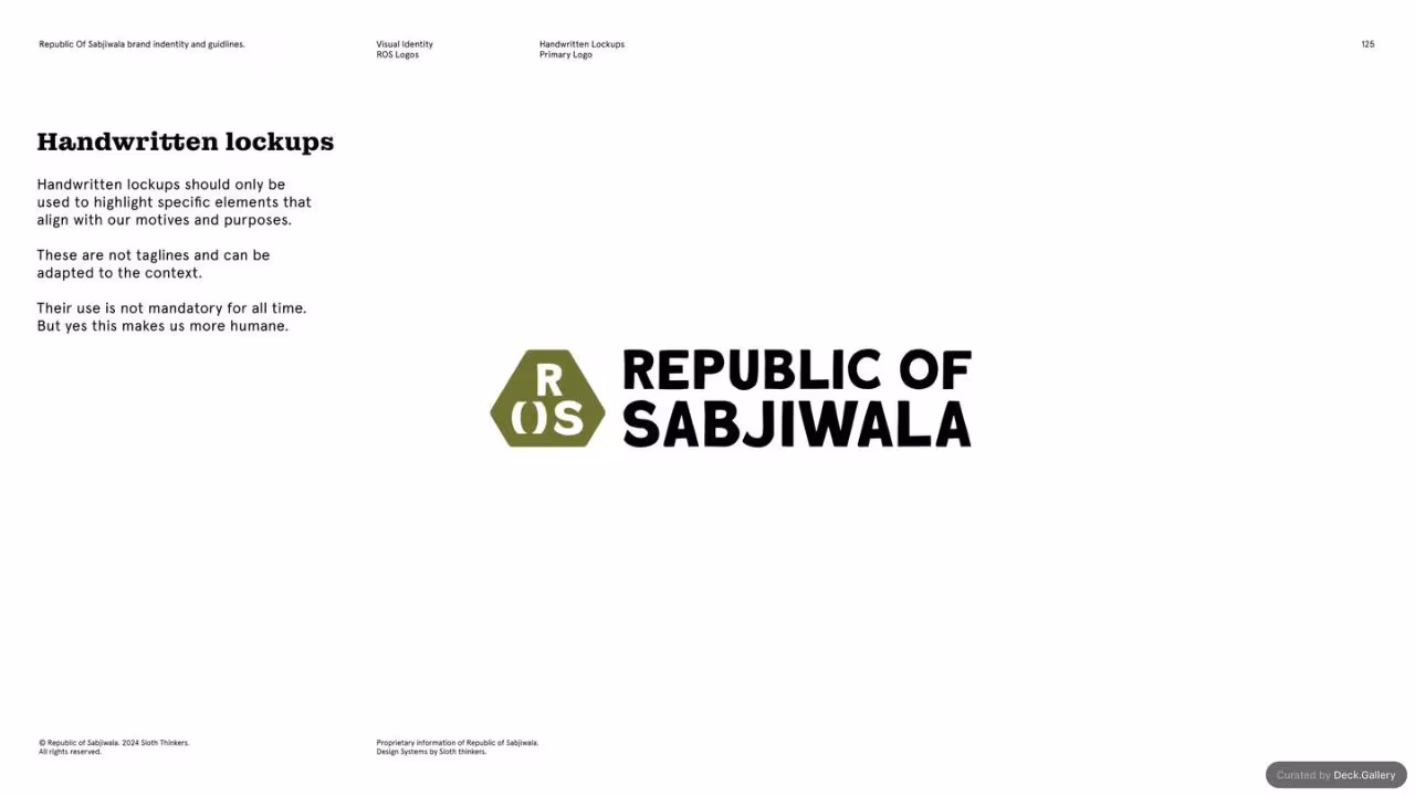 Republic of Sabjiwala Brand Guidelines 2024, slide 125