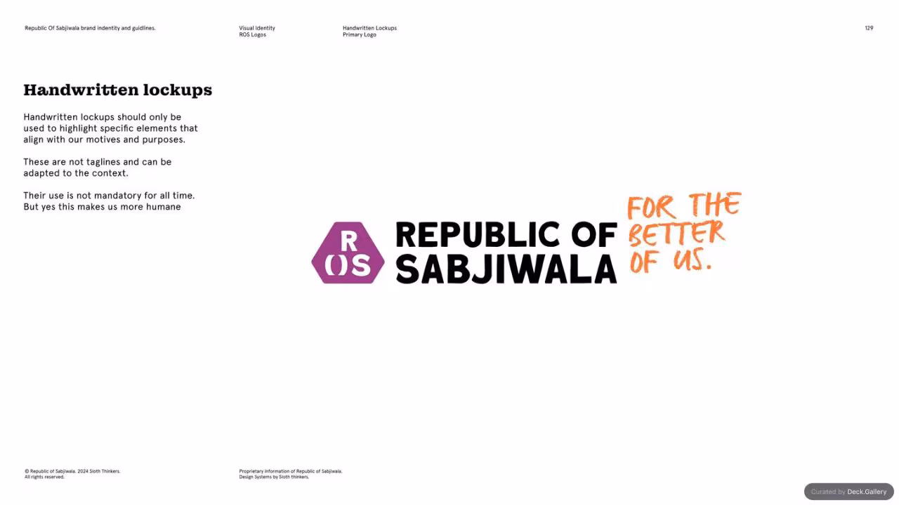 Republic of Sabjiwala Brand Guidelines 2024, slide 129