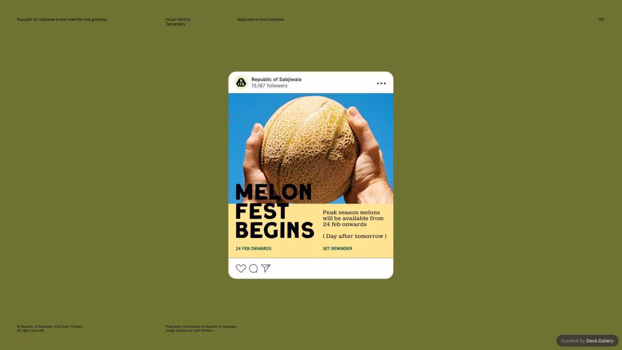 Republic of Sabjiwala Brand Guidelines 2024, slide 169