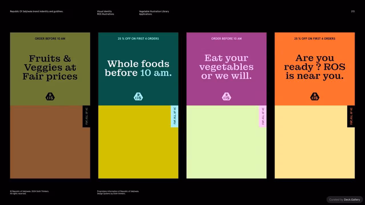 Republic of Sabjiwala Brand Guidelines 2024, slide 213