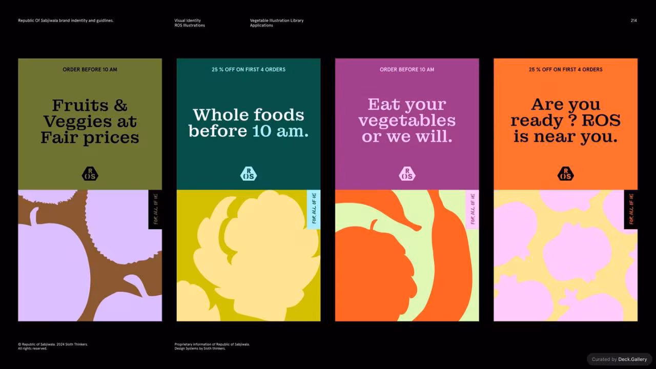 Republic of Sabjiwala Brand Guidelines 2024, slide 214