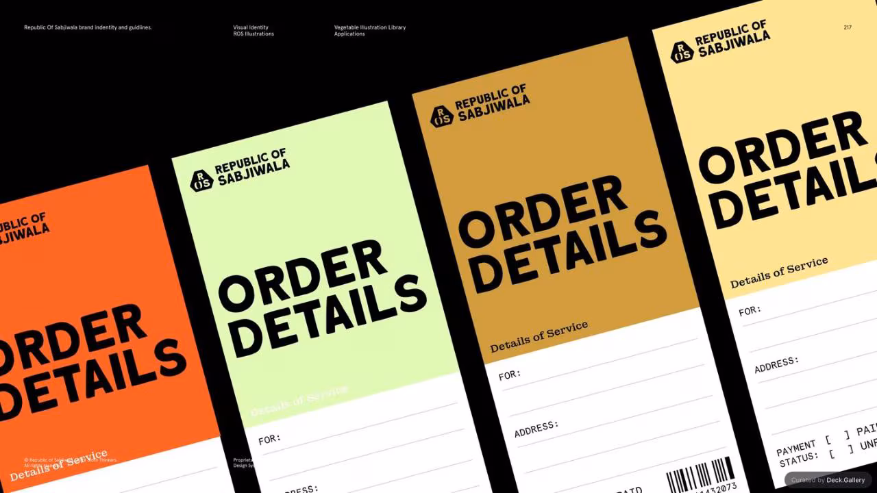 Republic of Sabjiwala Brand Guidelines 2024, slide 217