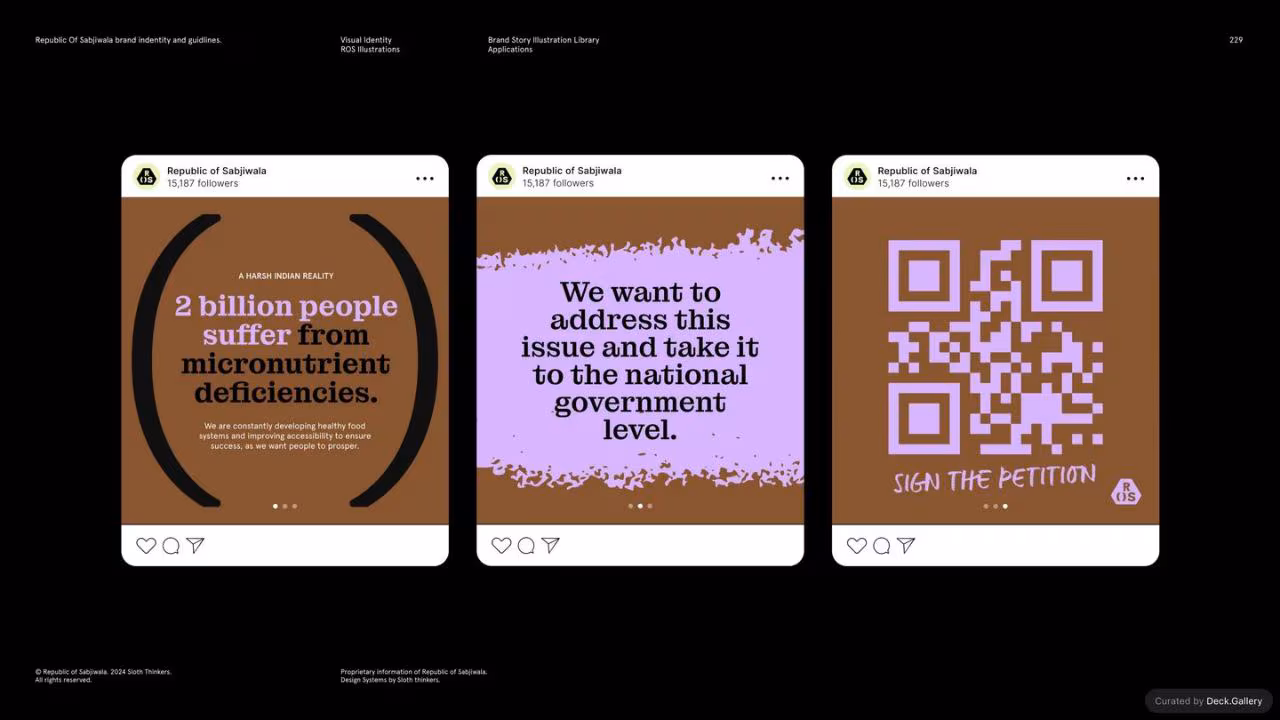 Republic of Sabjiwala Brand Guidelines 2024, slide 229
