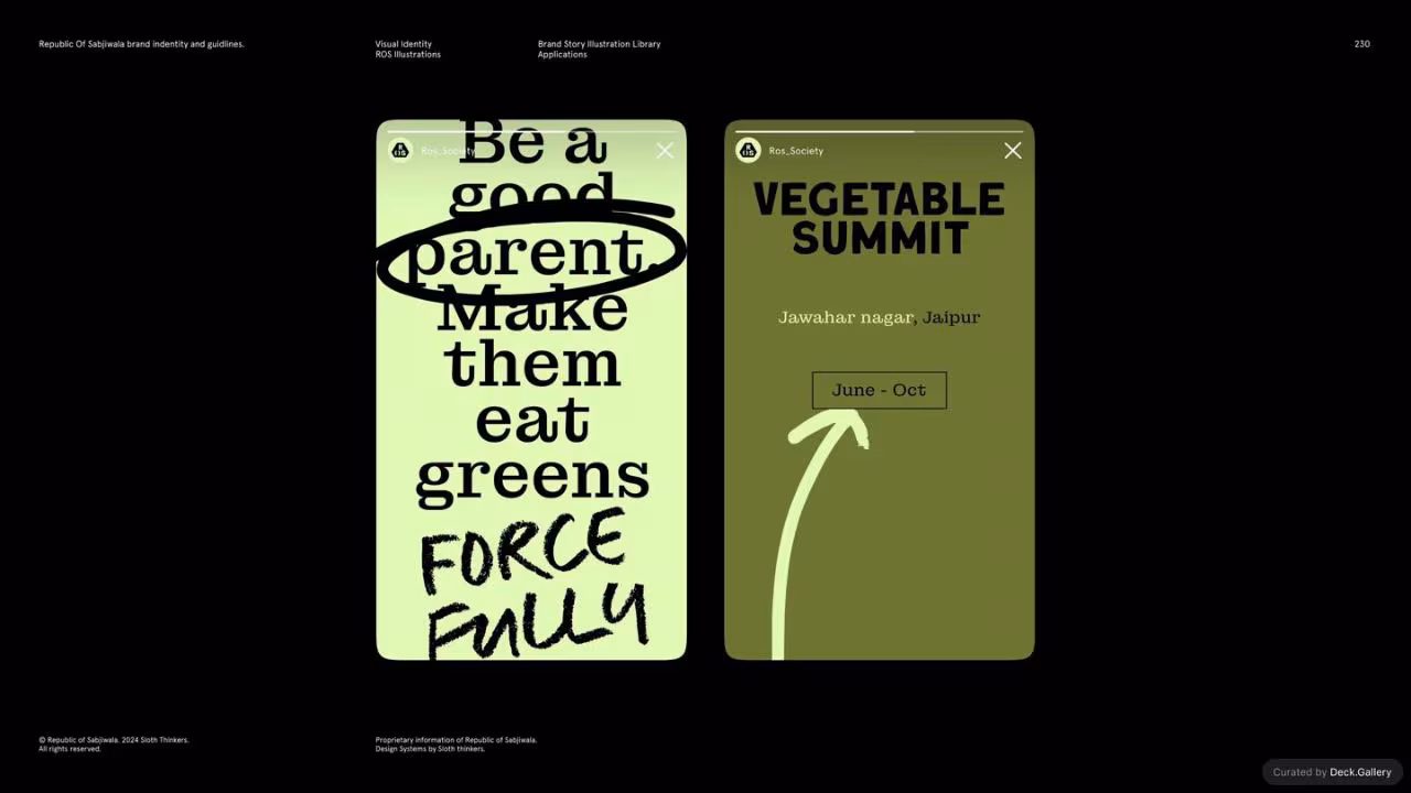 Republic of Sabjiwala Brand Guidelines 2024, slide 230