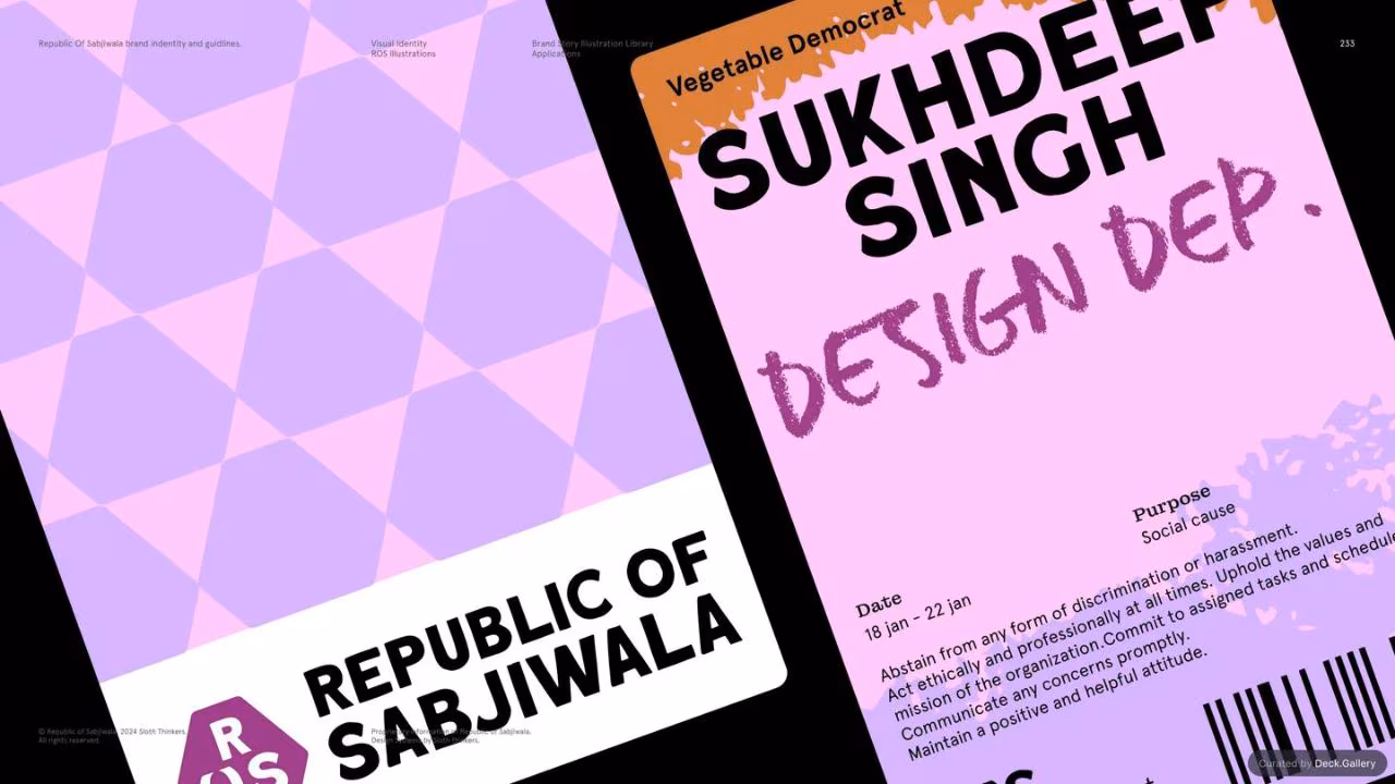 Republic of Sabjiwala Brand Guidelines 2024, slide 233
