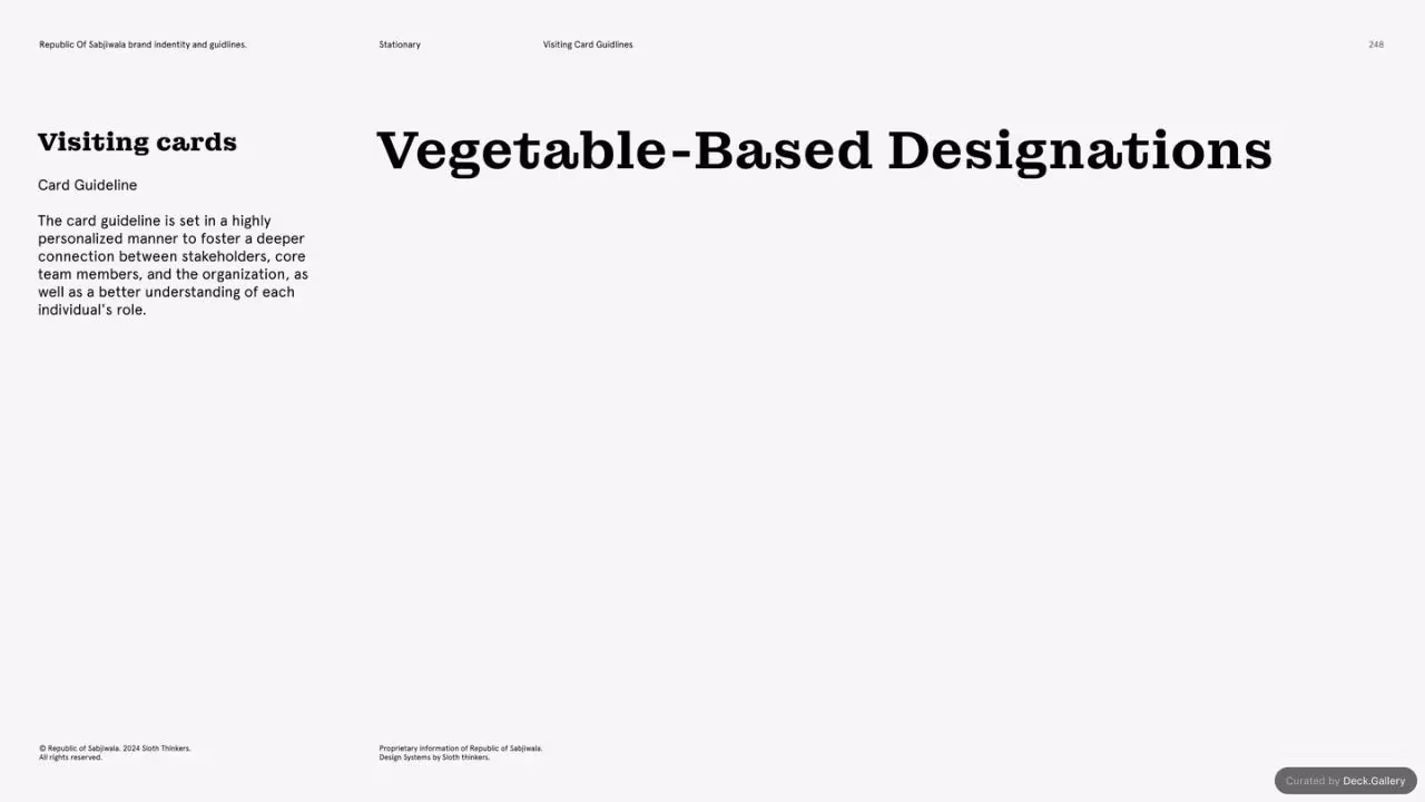 Republic of Sabjiwala Brand Guidelines 2024, slide 247