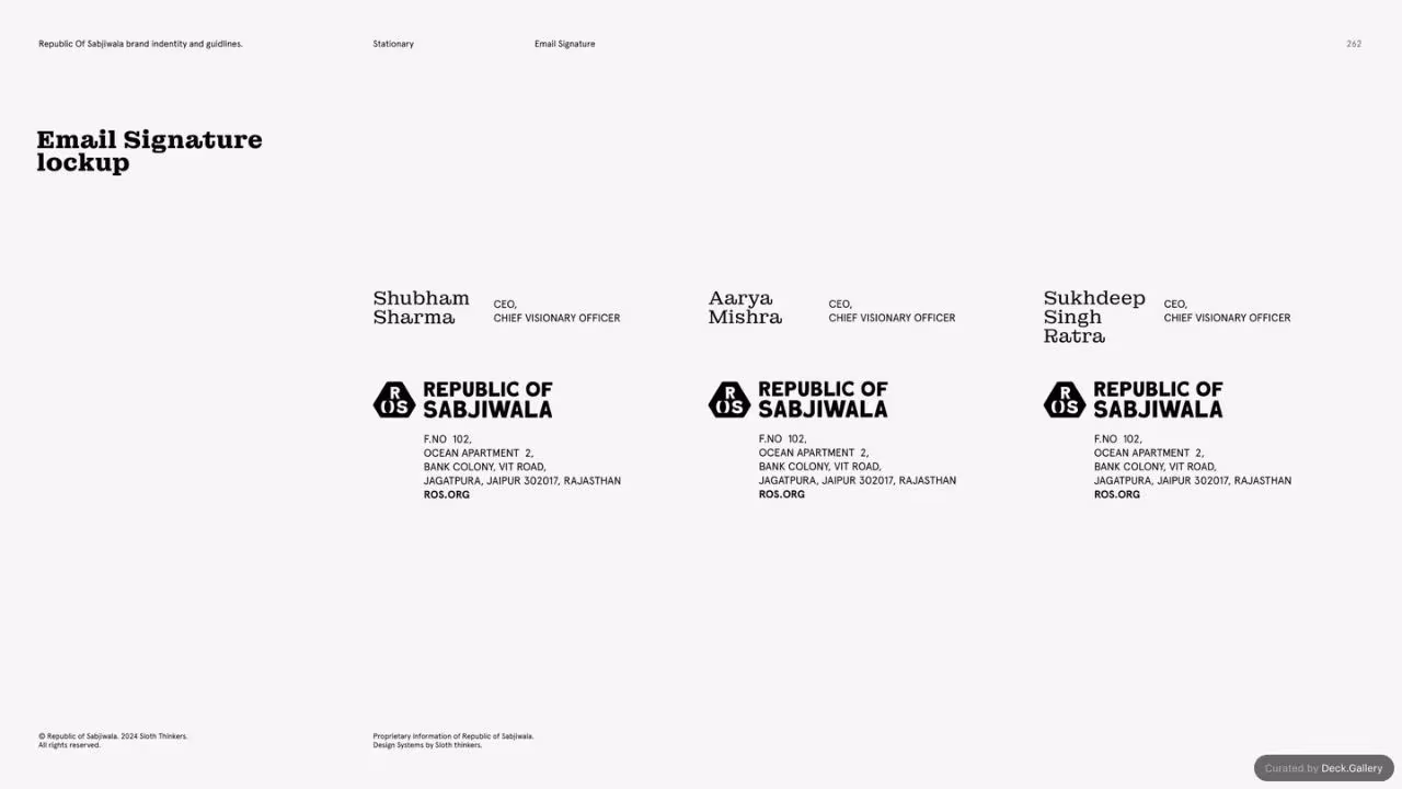 Republic of Sabjiwala Brand Guidelines 2024, slide 261