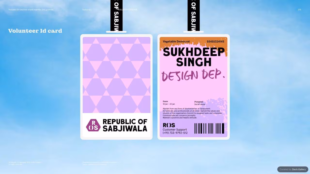 Republic of Sabjiwala Brand Guidelines 2024, slide 274