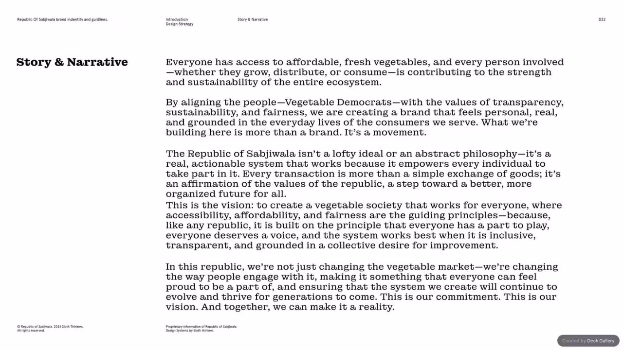 Republic of Sabjiwala Brand Guidelines 2024, slide 32