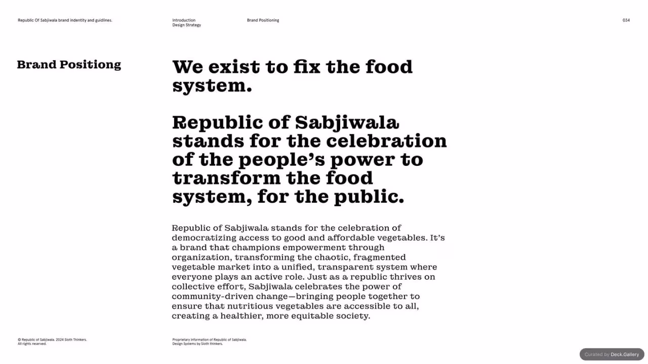 Republic of Sabjiwala Brand Guidelines 2024, slide 34