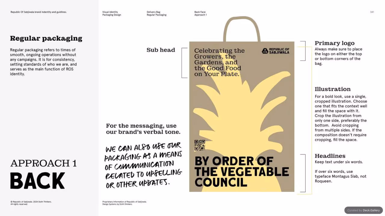 Republic of Sabjiwala Brand Guidelines 2024, slide 340