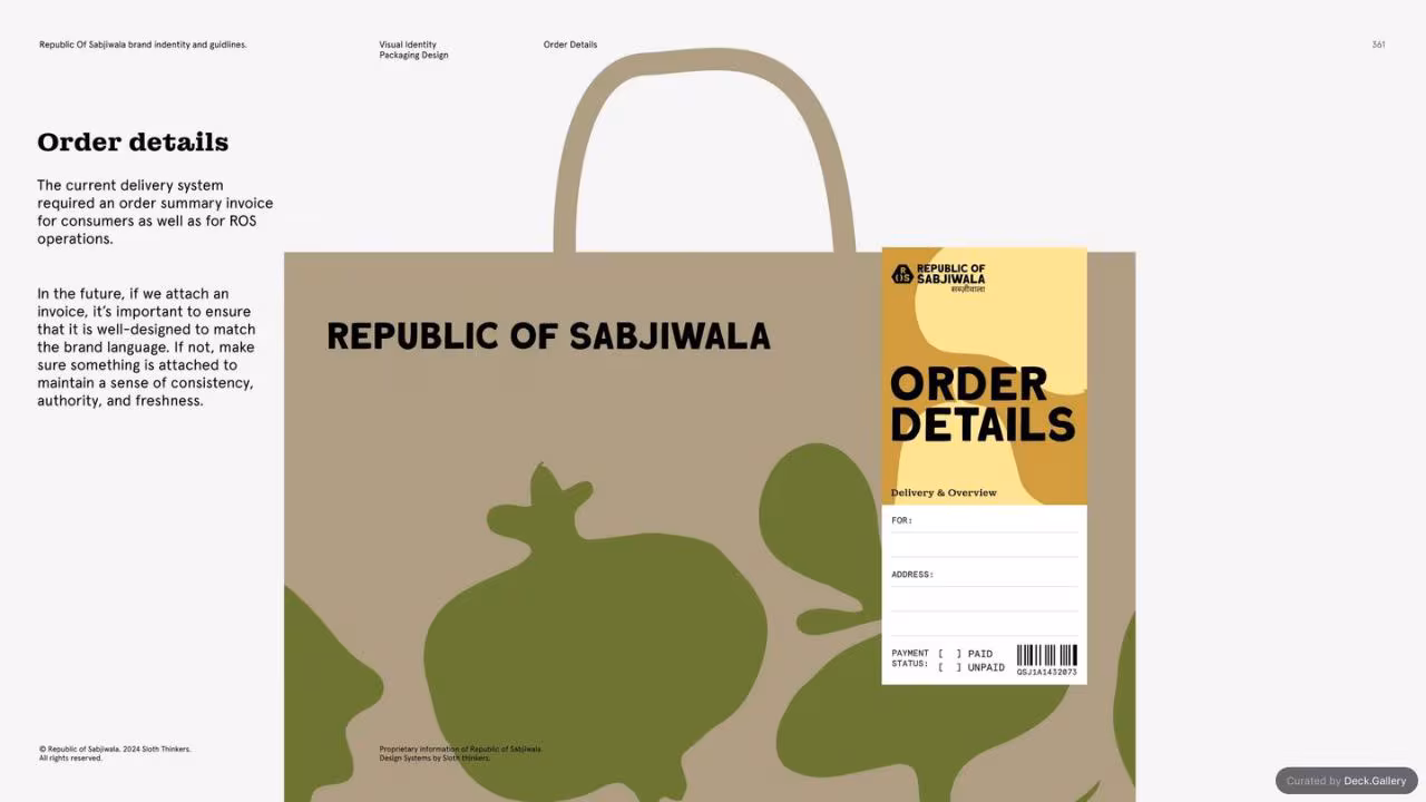 Republic of Sabjiwala Brand Guidelines 2024, slide 360