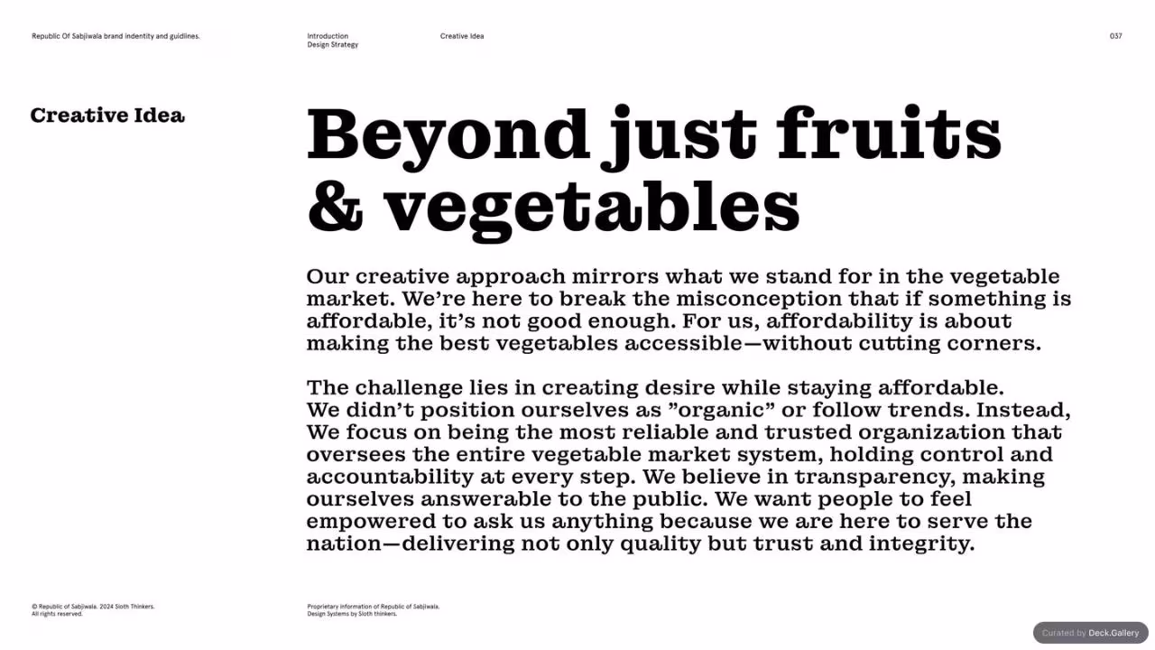 Republic of Sabjiwala Brand Guidelines 2024, slide 37