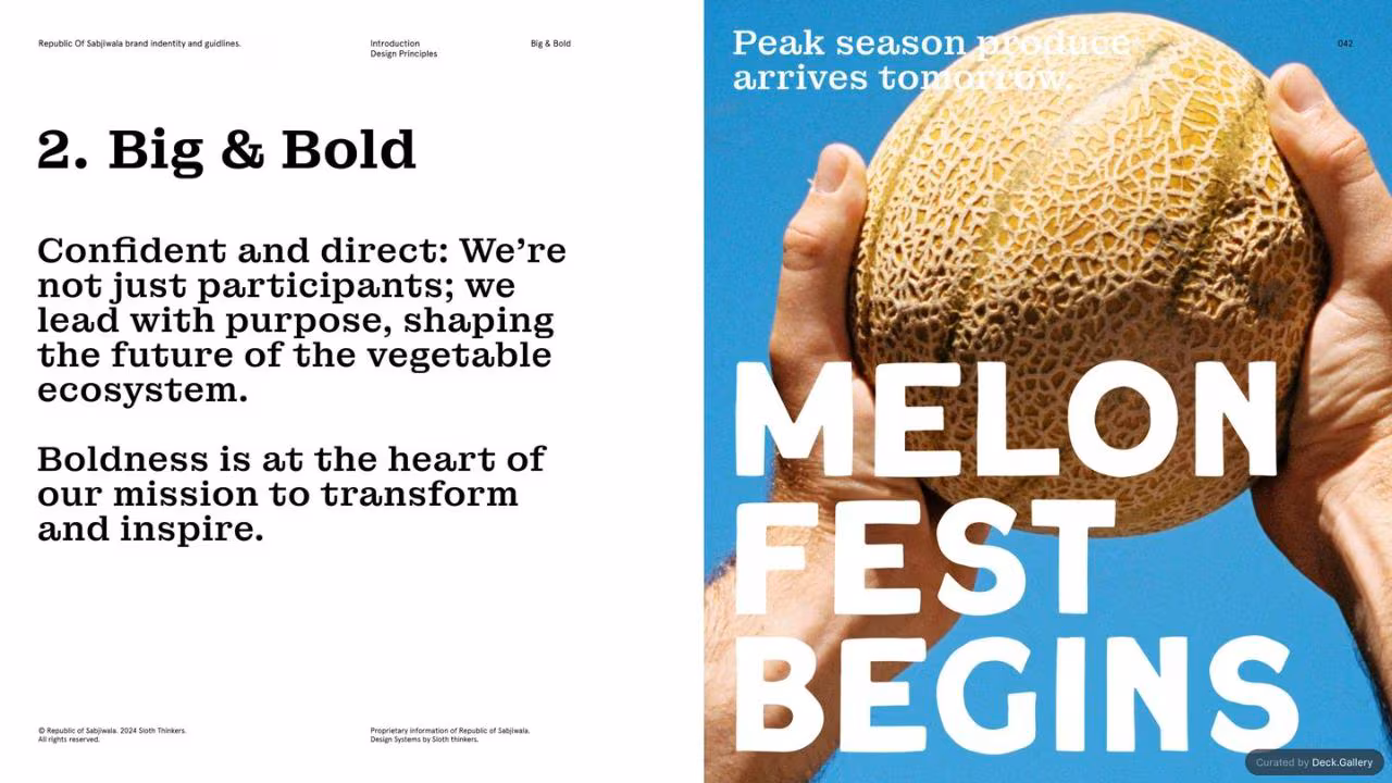 Republic of Sabjiwala Brand Guidelines 2024, slide 42