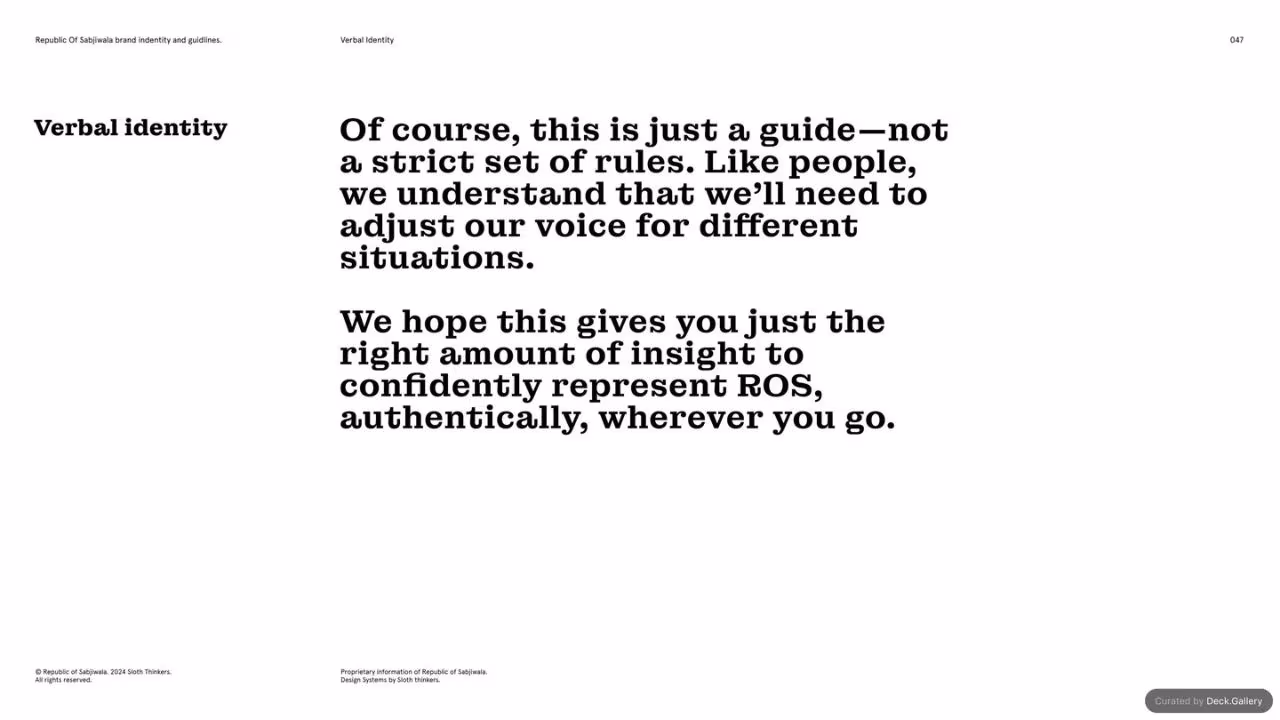 Republic of Sabjiwala Brand Guidelines 2024, slide 47
