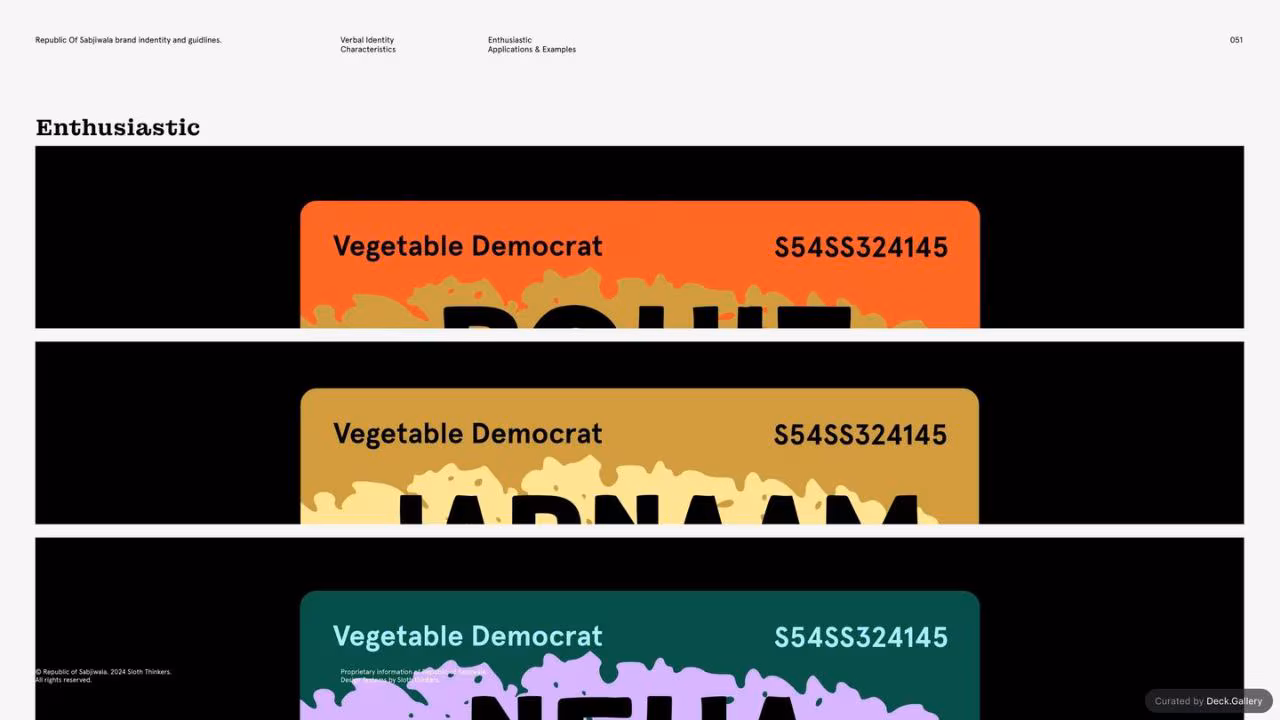 Republic of Sabjiwala Brand Guidelines 2024, slide 51