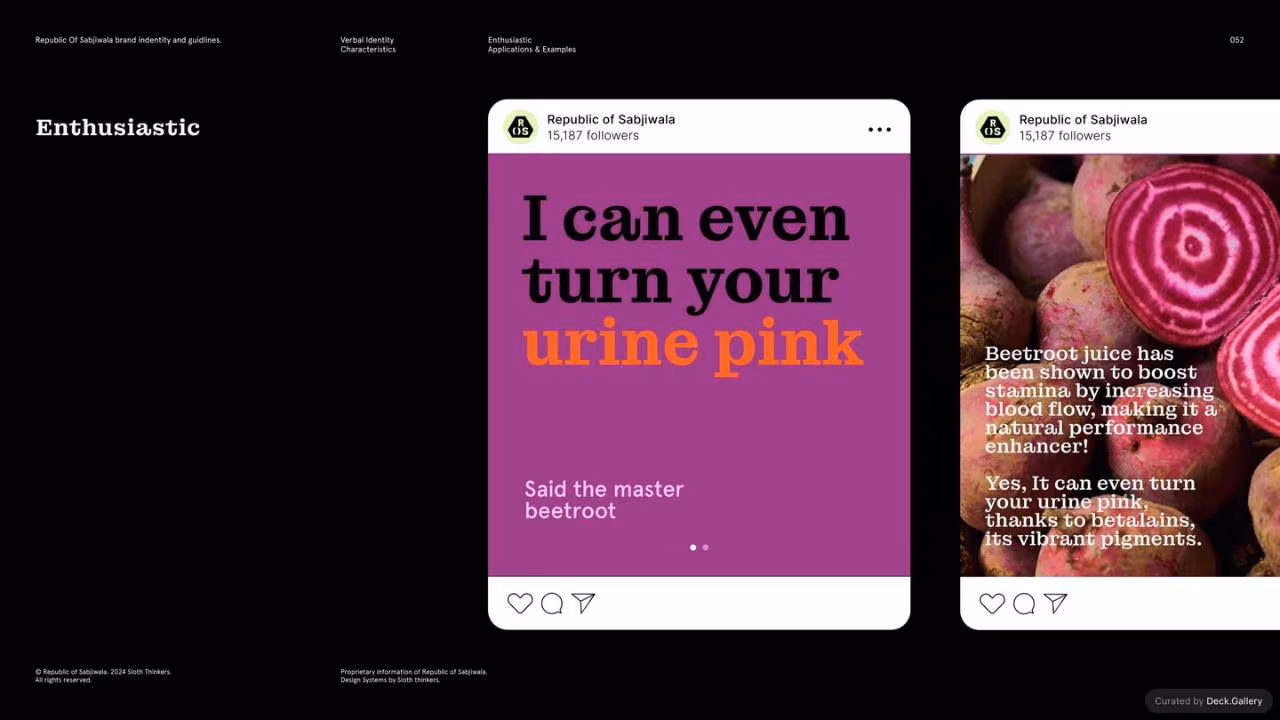 Republic of Sabjiwala Brand Guidelines 2024, slide 52