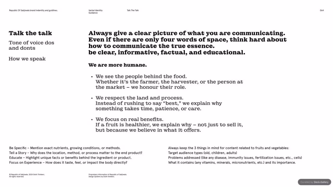 Republic of Sabjiwala Brand Guidelines 2024, slide 64