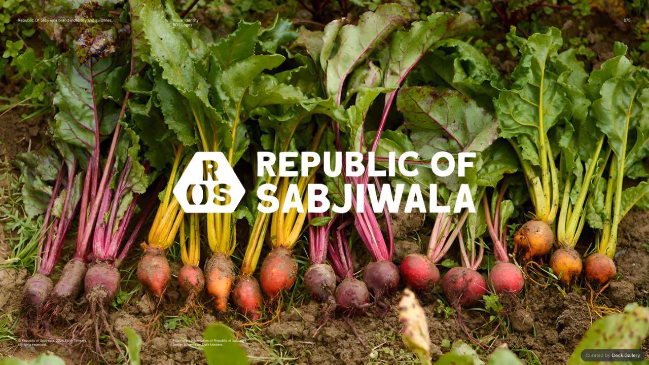 Republic of Sabjiwala Brand Guidelines 2024, slide 75