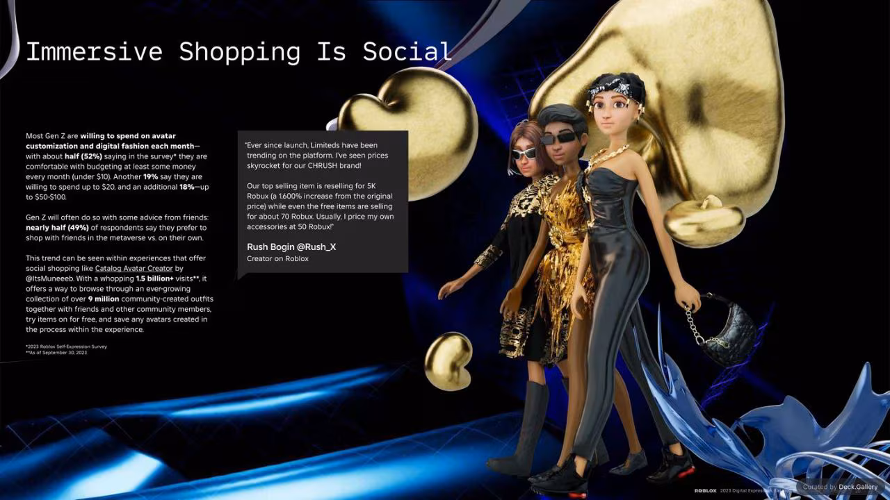 Roblox Fashion & Beauty Trends 2025, slide 21