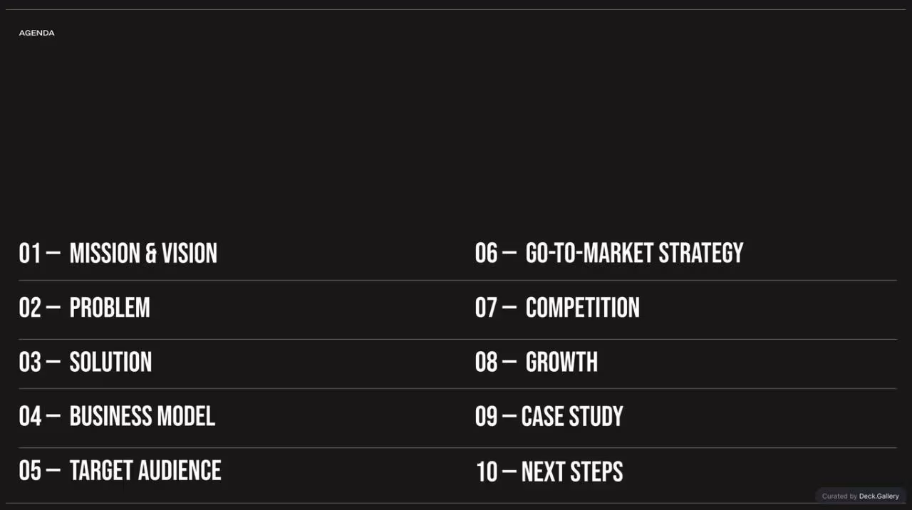 Series B Pitch Deck Template, slide 2