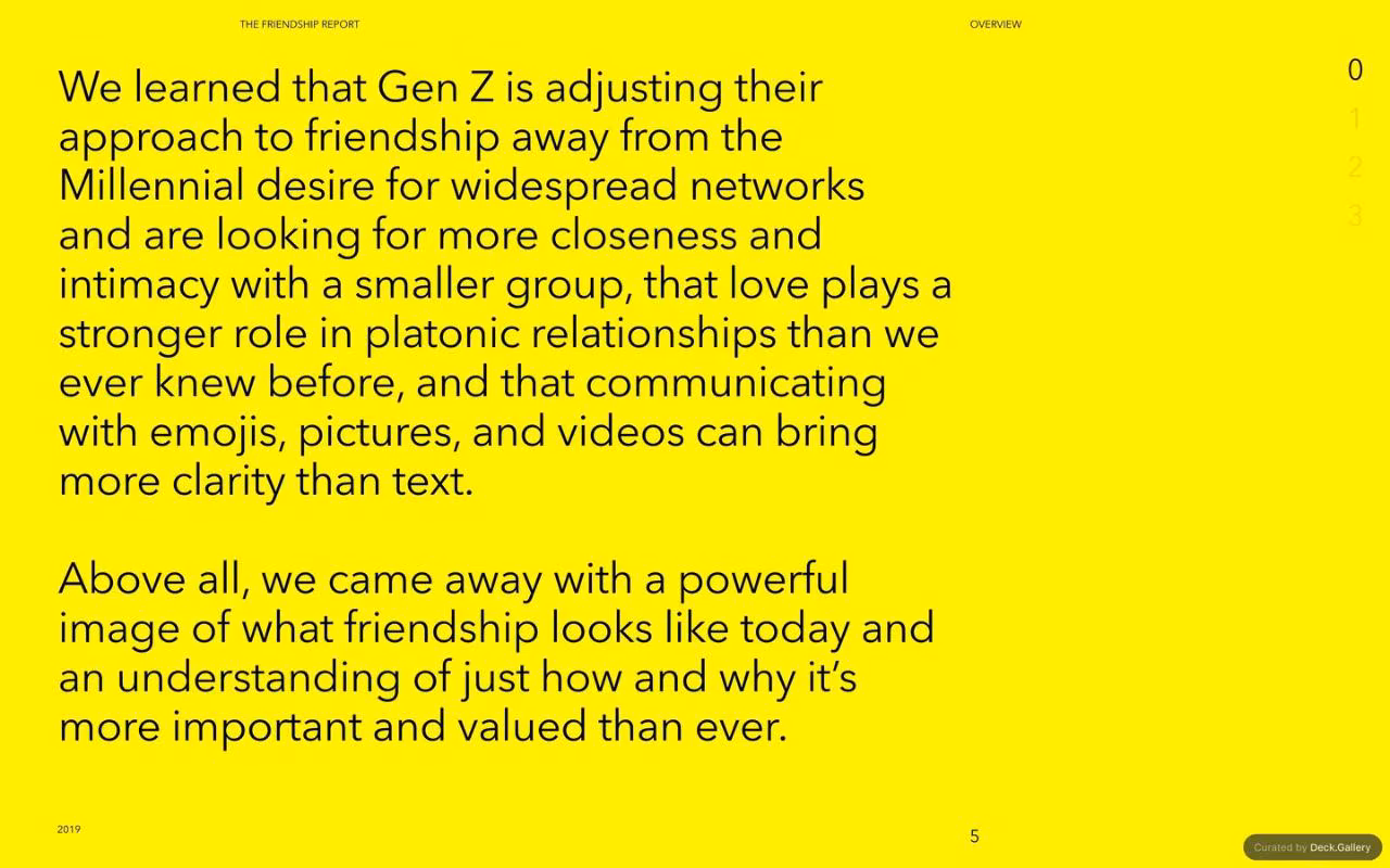 Snapchat Friendship Report 2019, slide 5