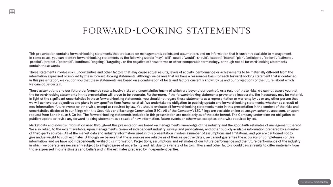 Soho House ESG Report 2023, slide 51