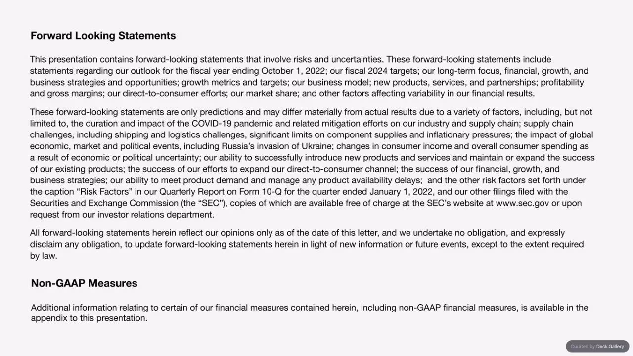 Sonos Q2 2022 Financial Summary, slide 2