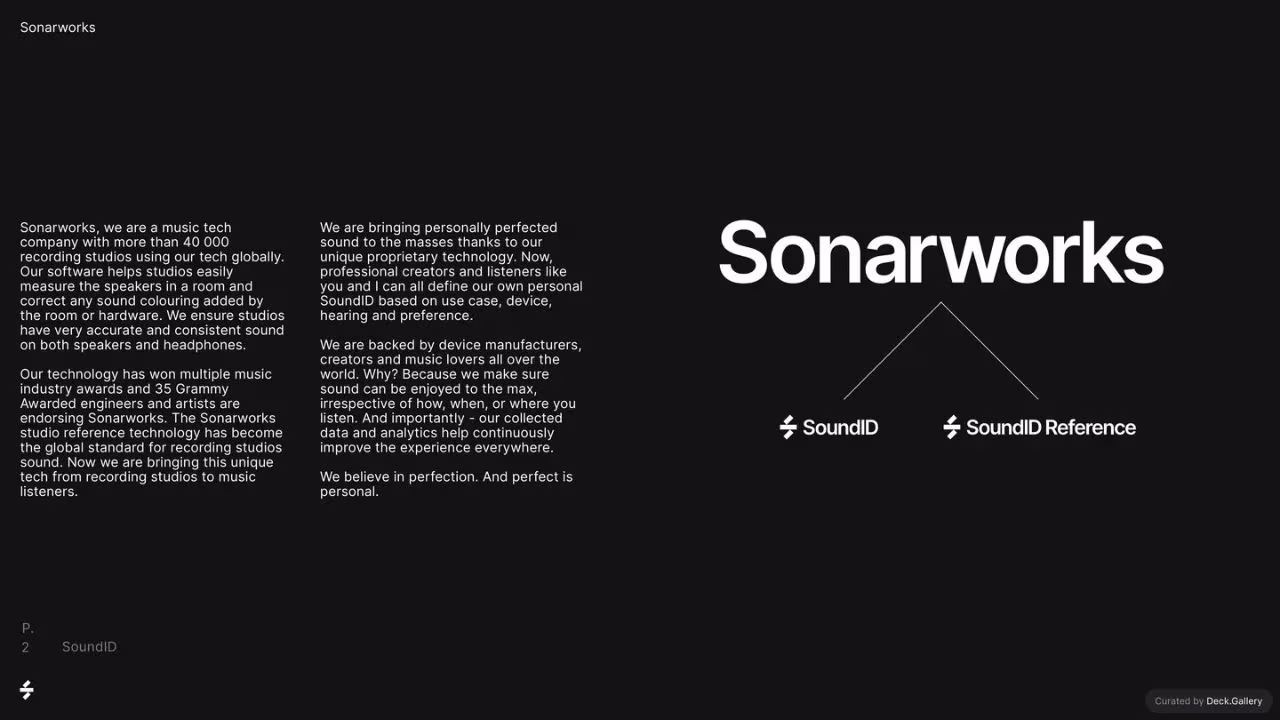 SoundID Brand Book, slide 2