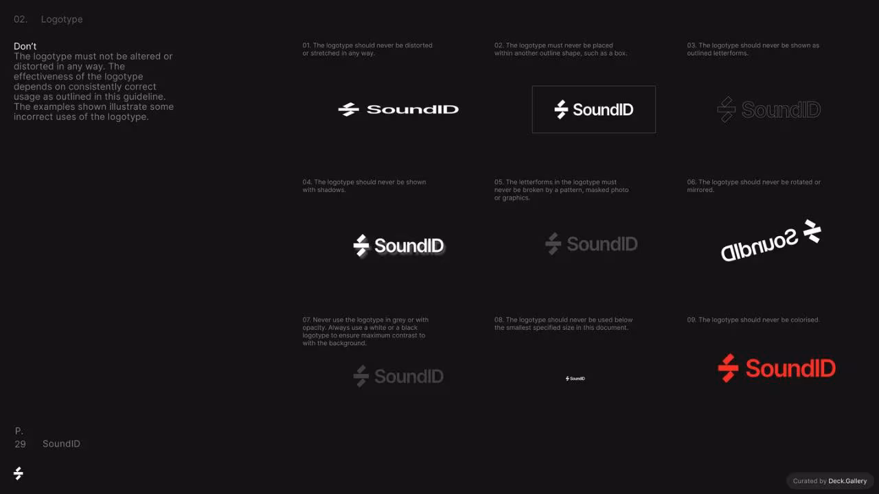 SoundID Brand Book, slide 29