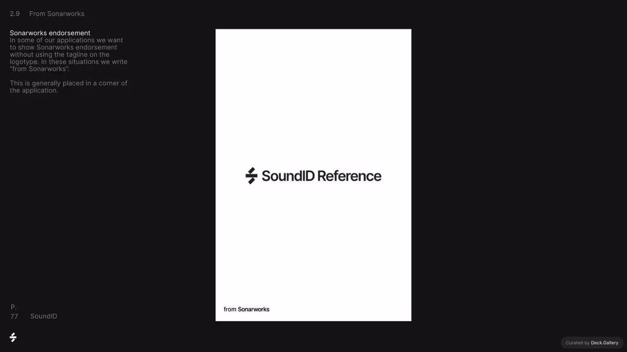 SoundID Brand Book, slide 77