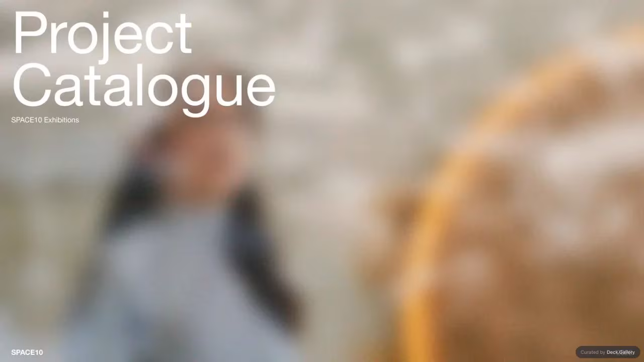 SPACE10 Project Catalogue 2023
