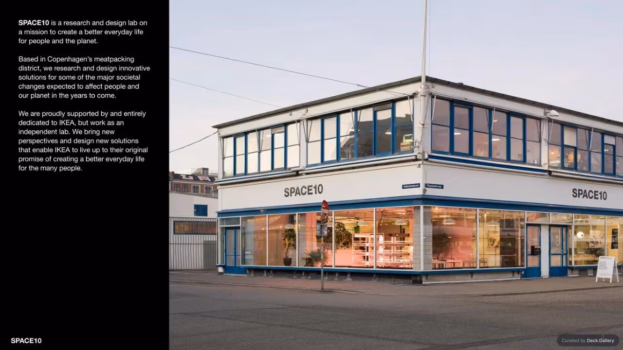 SPACE10 Project Catalogue 2023, slide 3
