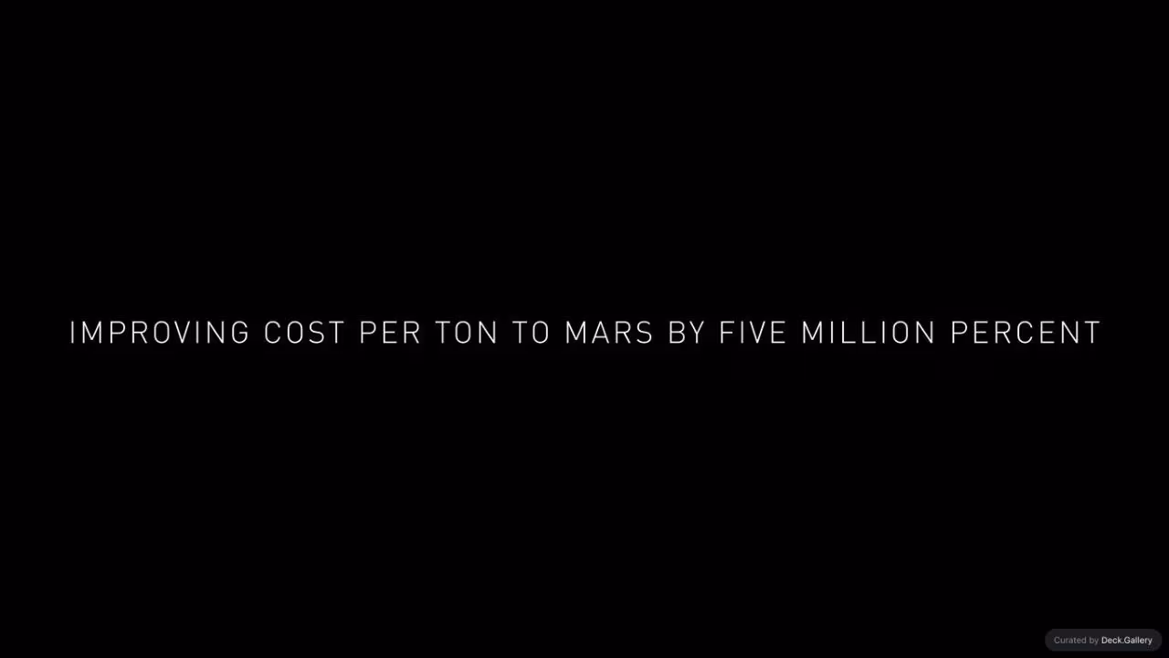 Making Life Multiplanetary: SpaceX 2016, slide 12