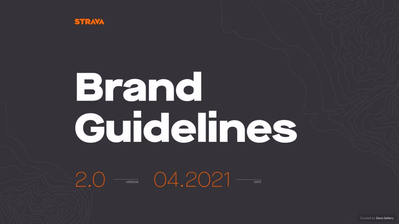 Strava Brand Guidelines 2021