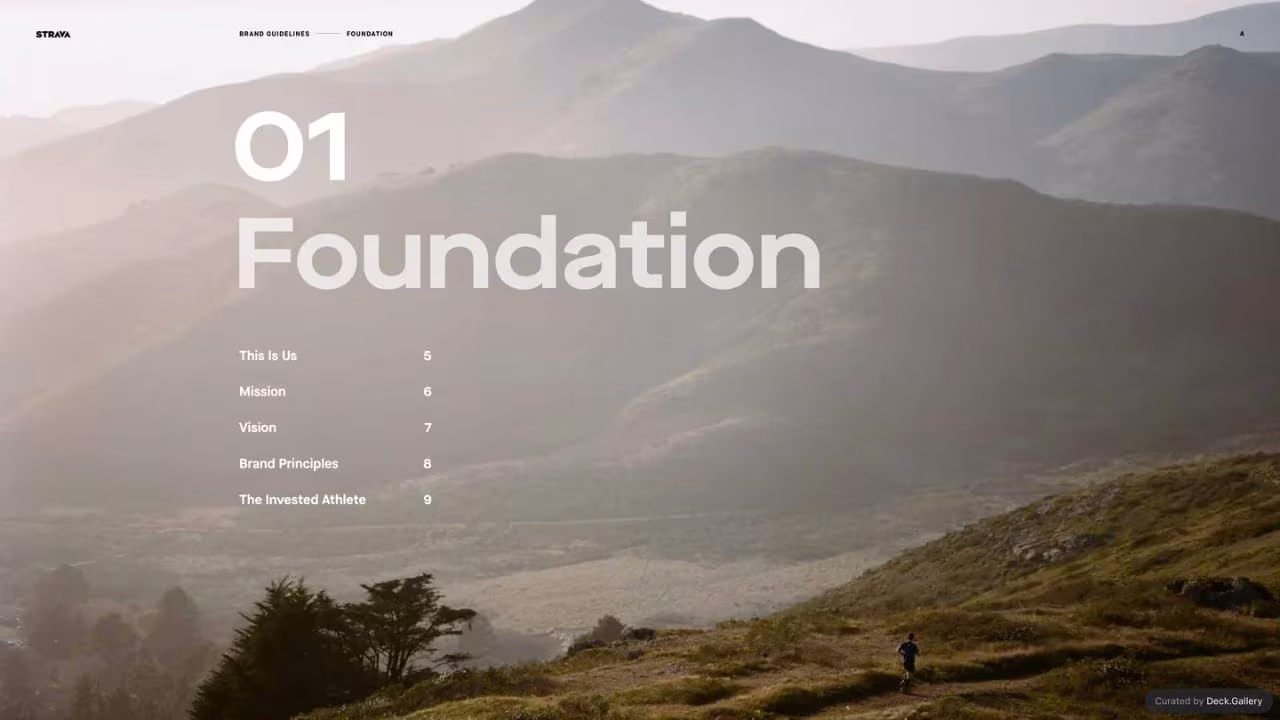 Strava Brand Guidelines 2021, slide 4