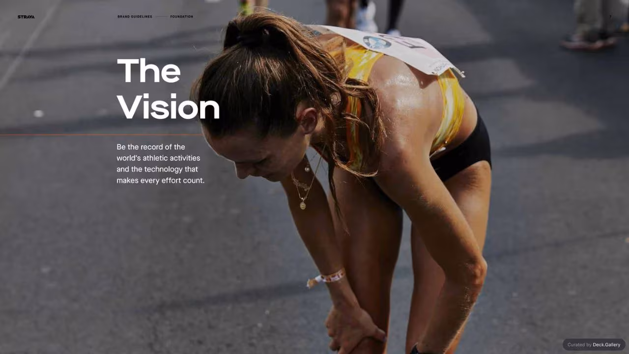 Strava Brand Guidelines 2021, slide 7