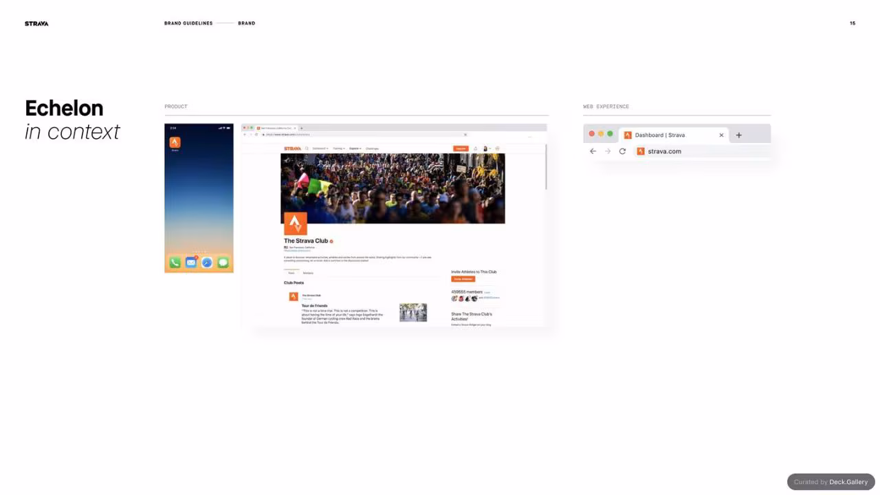 Strava Brand Guidelines 2021, slide 15