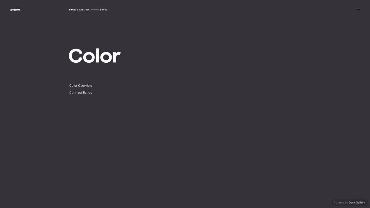 Strava Brand Guidelines 2021, slide 30