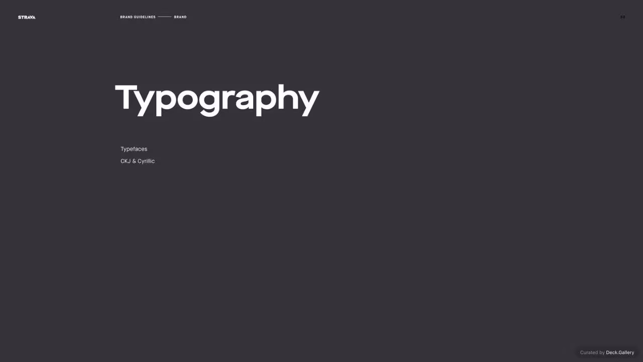 Strava Brand Guidelines 2021, slide 33