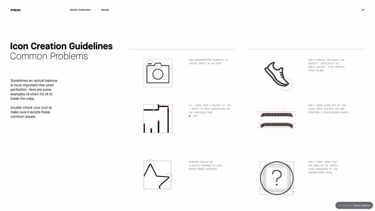 Strava Brand Guidelines 2021, slide 57