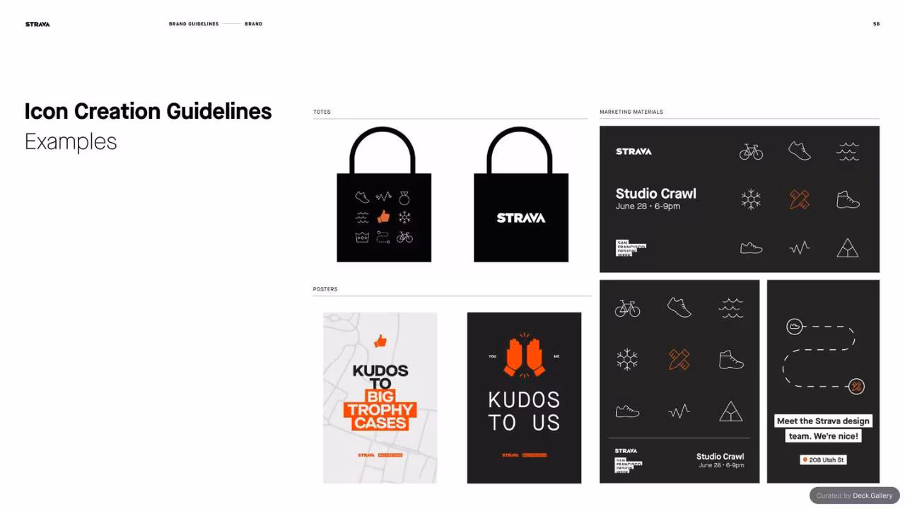 Strava Brand Guidelines 2021, slide 58