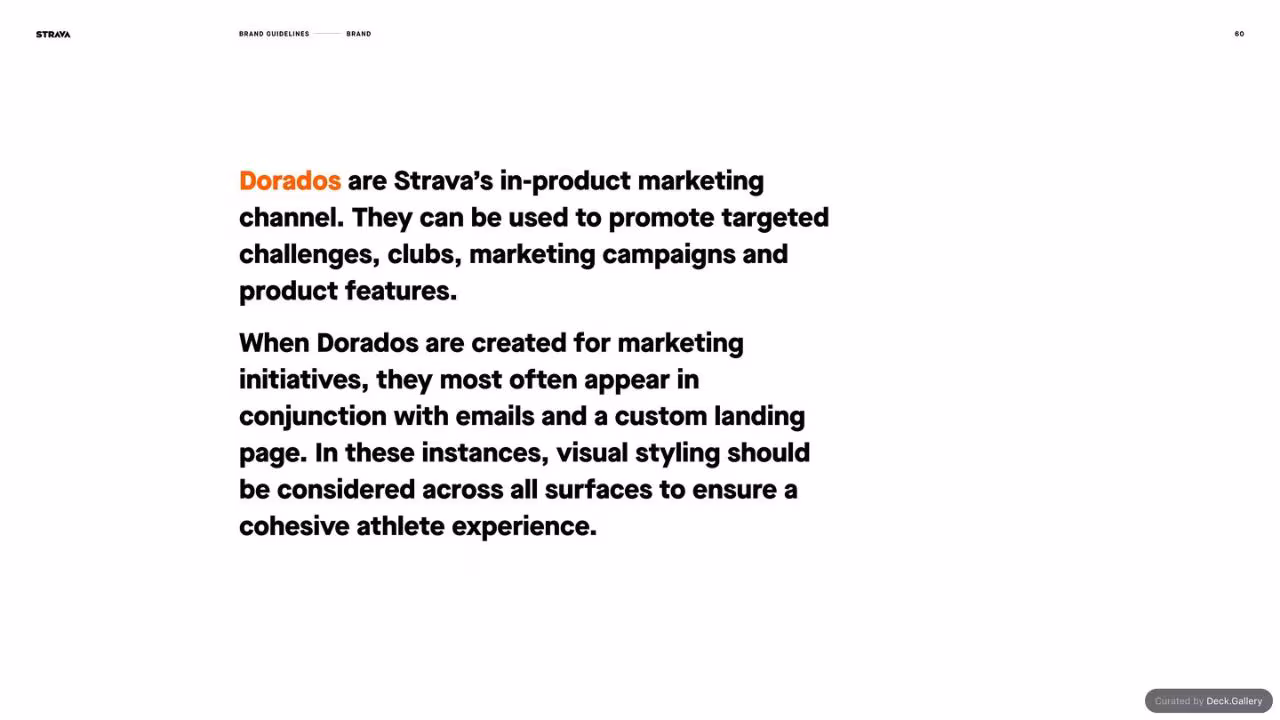 Strava Brand Guidelines 2021, slide 60